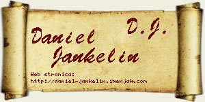 Daniel Jankelin vizit kartica